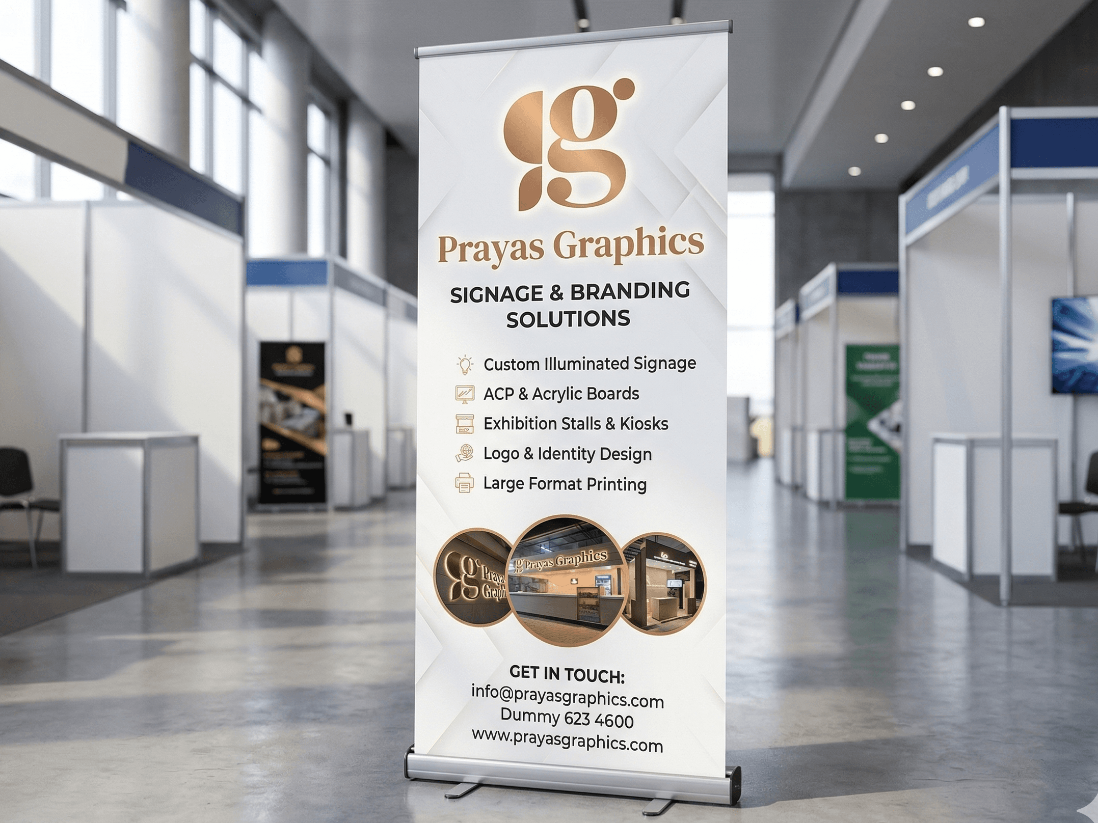 Flex Roll Up Standee