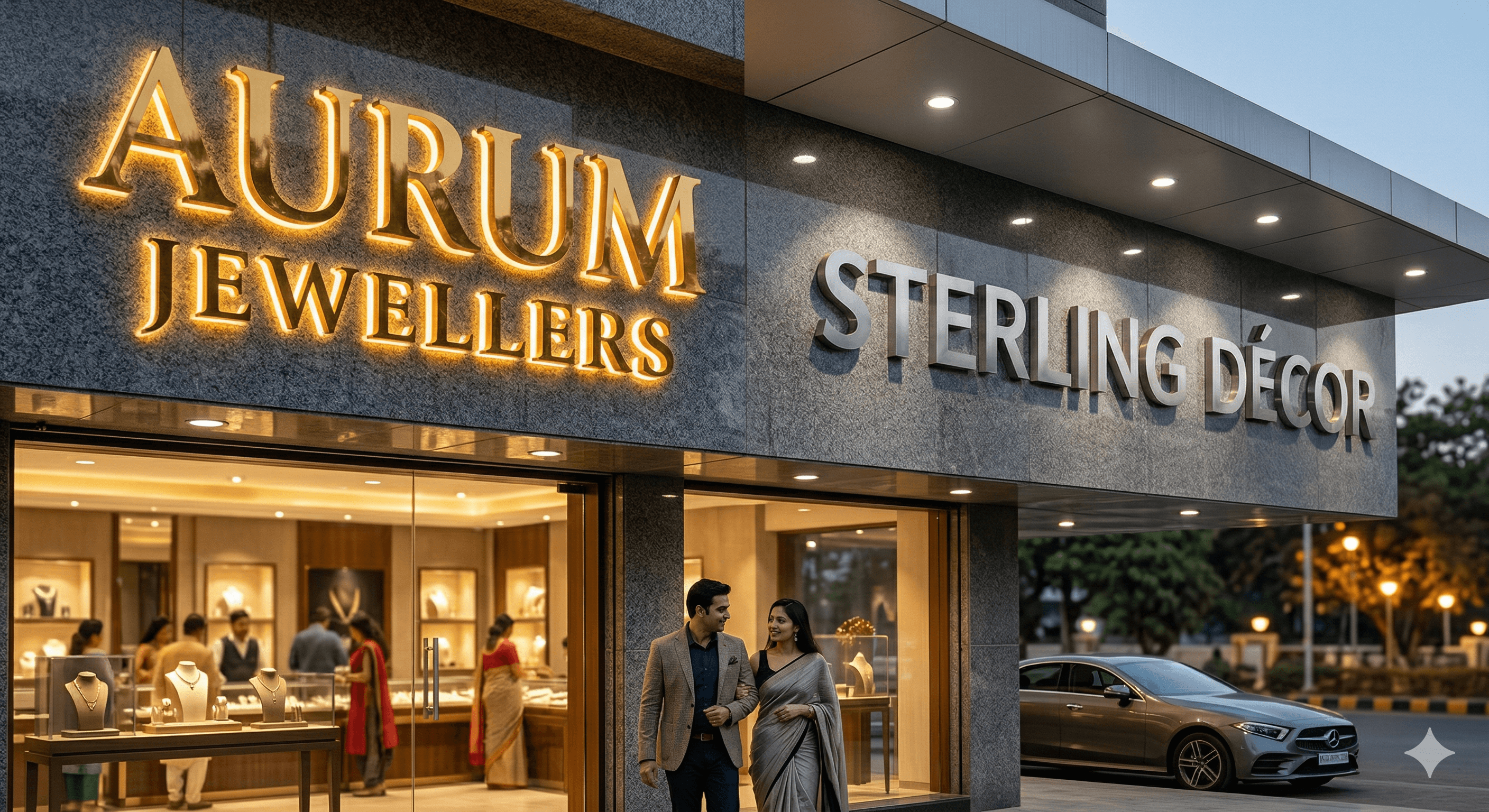 Golden Acrylic Letters vs Stainless Steel Letters — Which Signals Luxury for Your Nagpur Business?